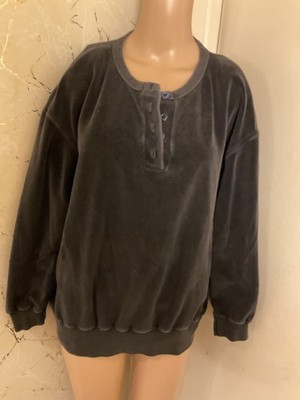 $365. SONIA RYKIEL black velour top with buttons.New never worn.