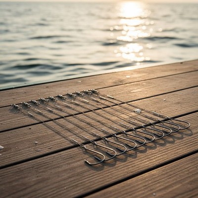 Saltwater Fishing Circle Hooks with Strong Steel Wire Leaders for Best Results