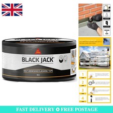 Black Jack Strong Self-Adhesive Flashing Tape 100mm x 10m - Waterproof Seal