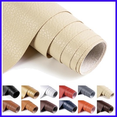 Faux Leather Fabric 54'' Wide Vinyl Upholstery Fabric by The Yard 0.7MM Thick ...