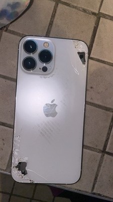 iPhone 13 Pro Max 256GB Weiß Hinten Defekt