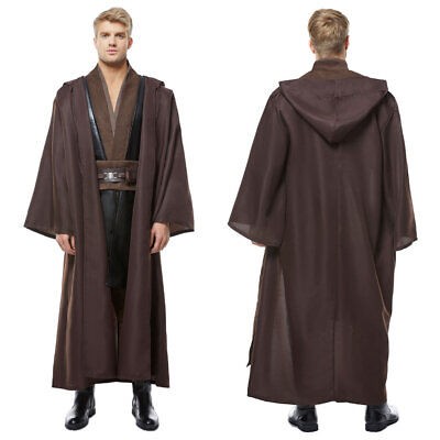 Jedi Anakin Skywalker Darth Vader Star Wars Costume Robe Cape Cosplay Halloween