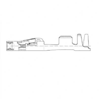 23-13211-973 Electrical Cables Terminals Female, Mlk1.2, Silv for Freightliner
