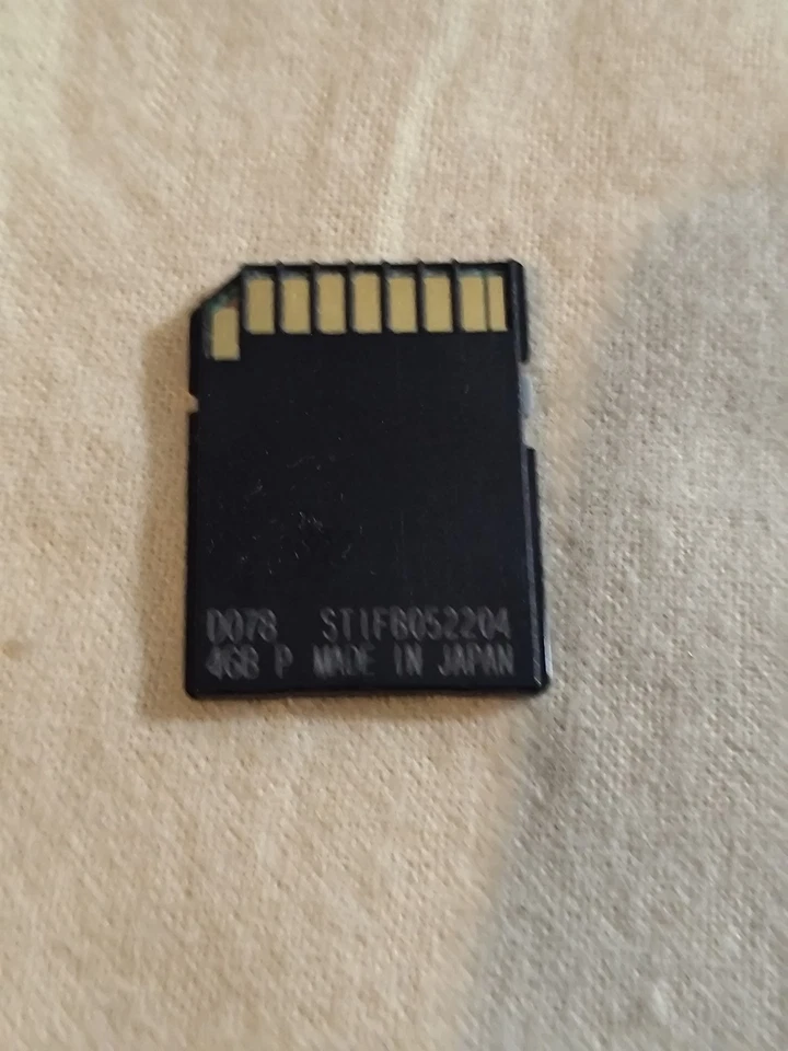 2012 Impreza Navigation DATA SD Card U.S Map Genuine 86283FJ600 - Image 3 of 3