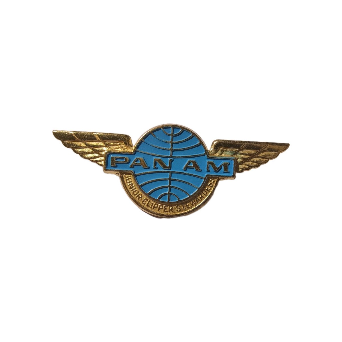 Vintage 1960's Metal Pan Am Junior Clipper Stewardess Wings Pin | eBay
