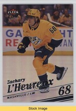 2025-26 Upper Deck Fleer Ultra Rainbow Foil Zachary L'Heureux #18 READ 0s90