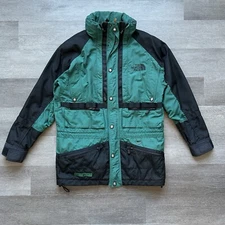 Vintage The North Face Steep Tech Jacket - Gore Tex 1990s Green/ Black Sz XL