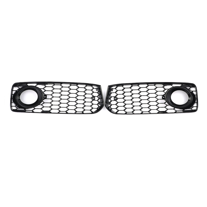 2X Car Front Bumper Grille Fog Light Lamp Grill Cover Mesh