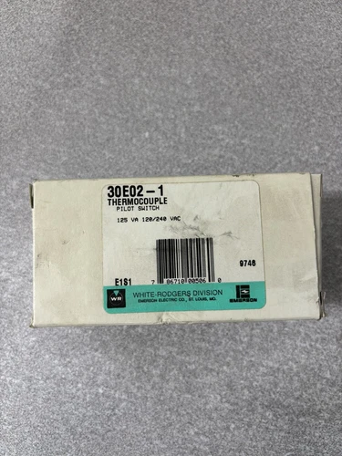 White Rodgers 30E02-1 Thermocouple Pilot Safety Switch Emerson NOS