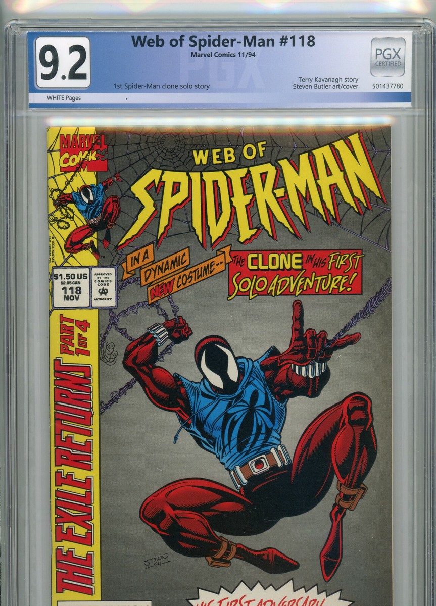 Web of Spider-Man #118 (1994) | 9.2 NM- | 1st Scarlet Spider