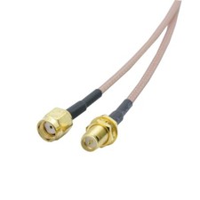 1m RP SMA WIFI Antenna EXTENSION Cable Lead Wireless UK Seller