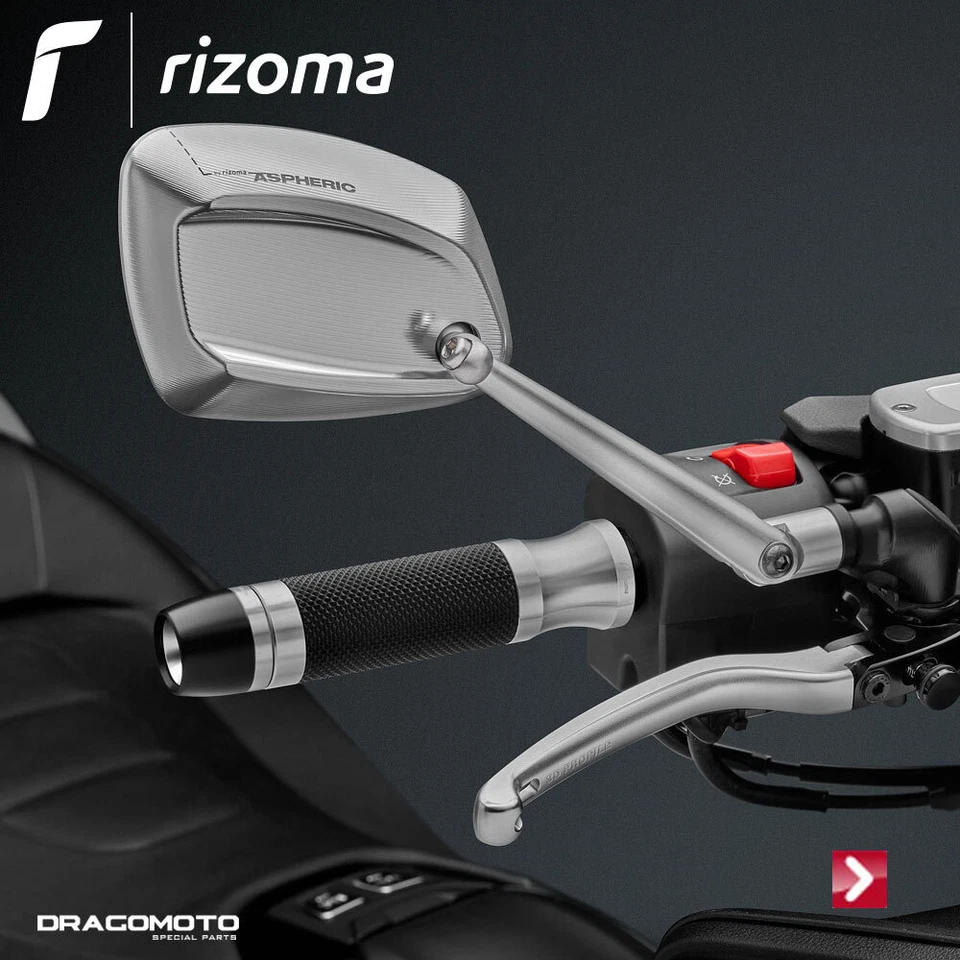 YAMAHA FZ8 2010-2012 Manopole Sport RIZOMA GR205A Argento Foto 3 de 4