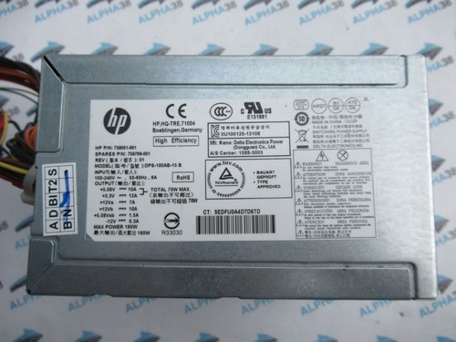 HP DPS-180AB-15 B 180 W ATX PC Netzteil Lüfter PCD010 759051-001 759769-001