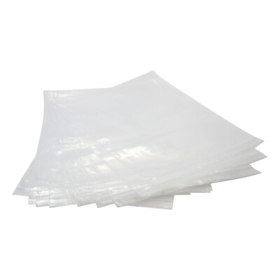 500 Resealable 2 Mil Clear Poly 9'' X 12'' Zip Seal Big Food Storage Bags