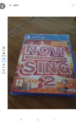 Now That's What I Call Sing 2 NUR SPIEL Playstation 4 (PS4) Neu Sealed 
