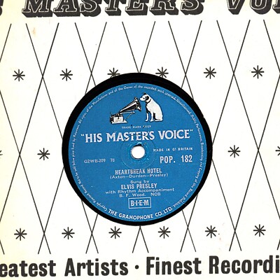 ELVIS PRESLEY HEARTBREAK HOTEL オリジナル78 Elvis Presley – Heartbreak Hotel – Vinyl (7