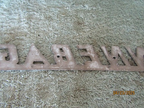 VINTAGE WINNEBAGO MOTORHOME EMBLEM 16” Chrome BADGE OEM USED RARE - Picture 6 of 9