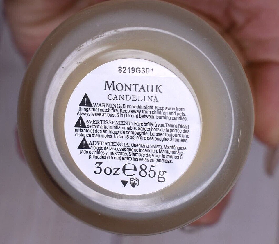 Vela Tocca Montauk Salt Air Pepino 3oz NUEVA EN CAJA (desgaste en caja) Foto 3 de 4