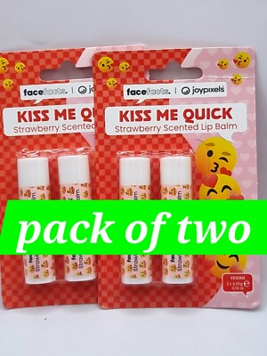 Face Facts Erdbeerduft Lippenbalsam, (2x4,25g) (2er Pack) B67/A.GH/A.IJ