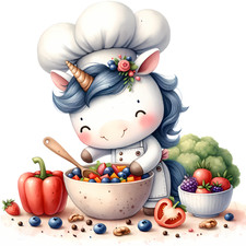 Wall decal sticker playful kitchen decoration 18 x 18 cm large