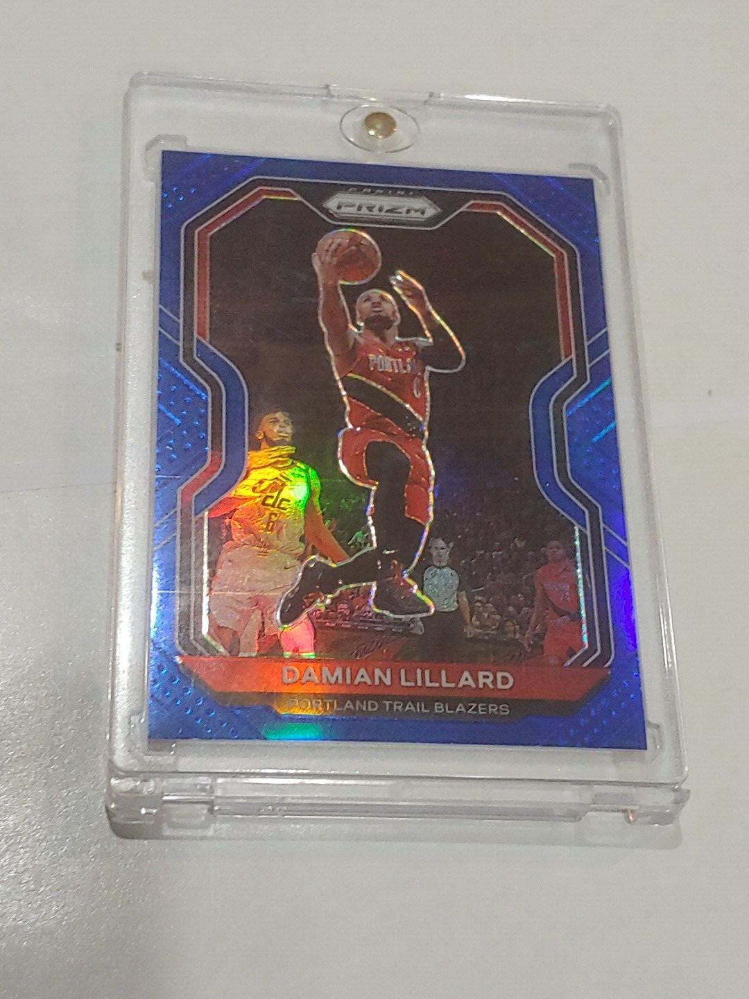 2020 Panini Blue Prizm Damian Lillard Numbered 174/199