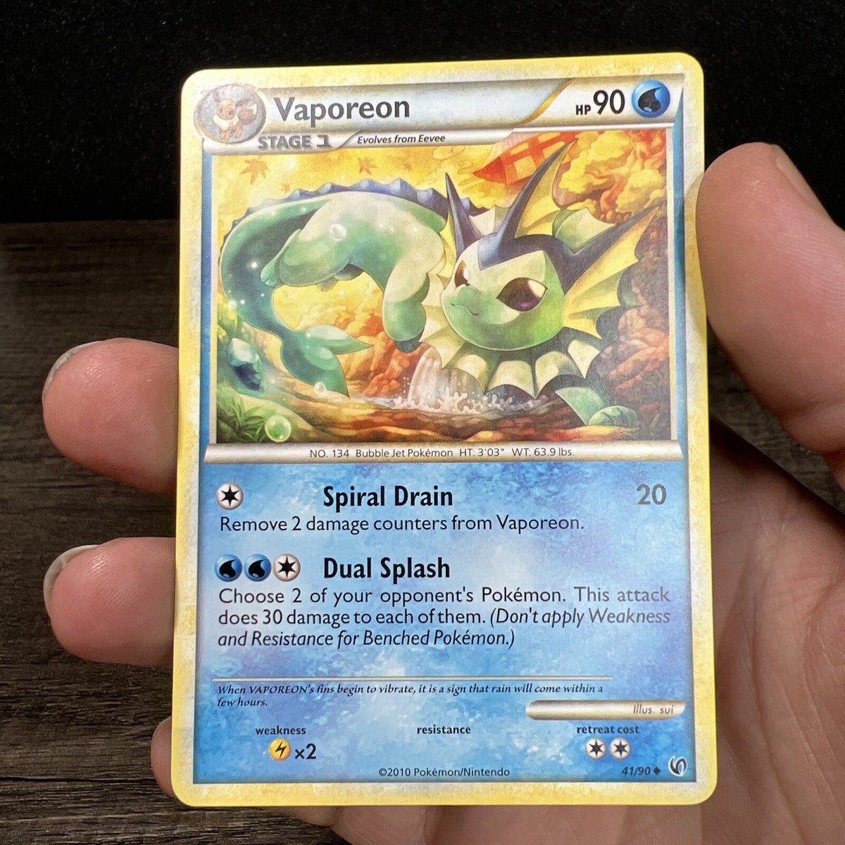 Vaporeon ポケモンカード 90HP　海外版 Vaporeon ポケモンカード 90HP 海外版 - メルカリ