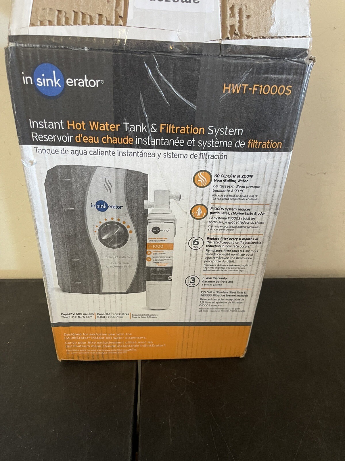 InSinkErator HWTF1000S Hot Water Tank Filtration System for Hot Water
