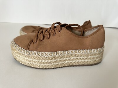 Beira Rio Platform Sneakers Brazilian Lace Up Shoes US 6 BRA 35