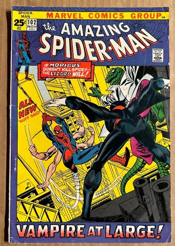 The Amazing Spider-Man No 102 November 1971  Second Appearance of Morbius