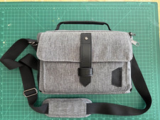 BAGSMART DSLR Camera Case Water Resistant Camera Gadget Shoulder Bag Gray