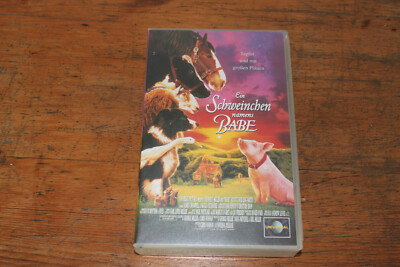 ''Ein Schweinchen namens Babe'', VHS-Kassette mit dem weltbekannten Film 
