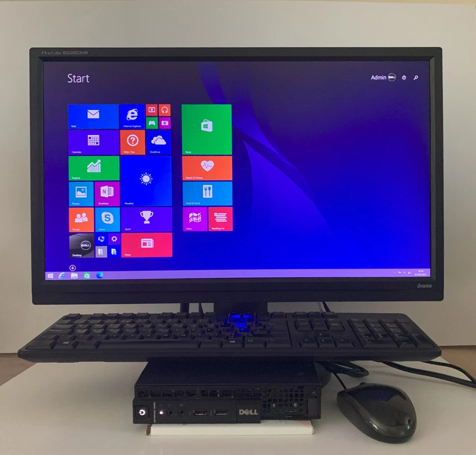 Dell OptiPlex 3020 Micro , Core i3 4th Gen, 8GB RAM, 500GB HDD, Win 8.1+Monitor - Image 2 of 4