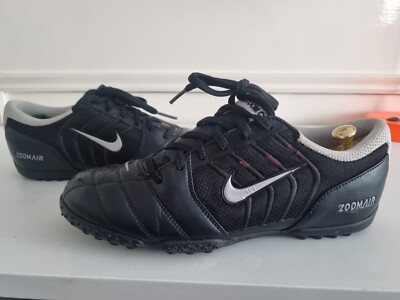 Nike Air Zoom 90 Touch Control Black Tf Astro Turf Fußballschuhe 2005 Größe UK 6