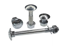 VITI M6 QUADRO SOTTO TESTA PERNI CAVICCHIA TESTA TONDA UNI 5732 DIN 603 ZINCATO