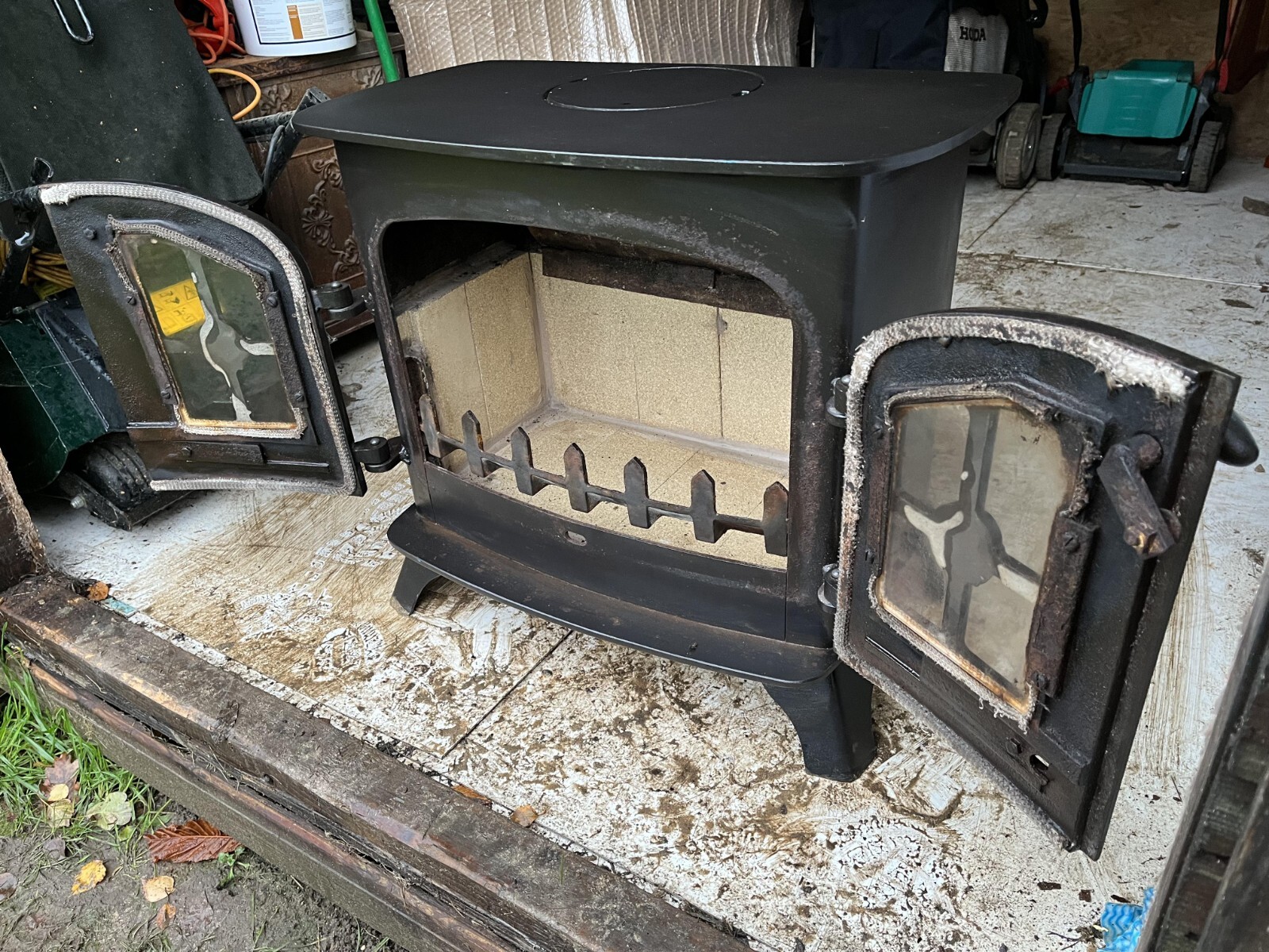 Wood Burner Wood Burning Stove Fire Log Burner eBay