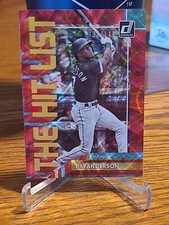 2022 Donruss #THL-3 - Tim Anderson The Hit List Red #'d/149