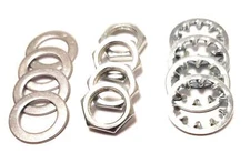 4 sets US Thread 3/8 x 32 Potentiometer Nuts Trim Lock Washers
