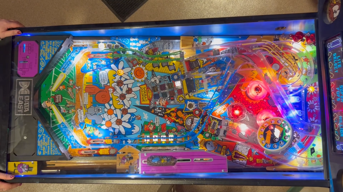 The Adventures of Rocky and Bullwinkle Data East 1993 Pinball