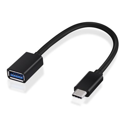 USB-C 3.1 Typ-C Stecker auf USB 3.0 Buchse OTG Kabel Adapter Daten Sync schwarz
