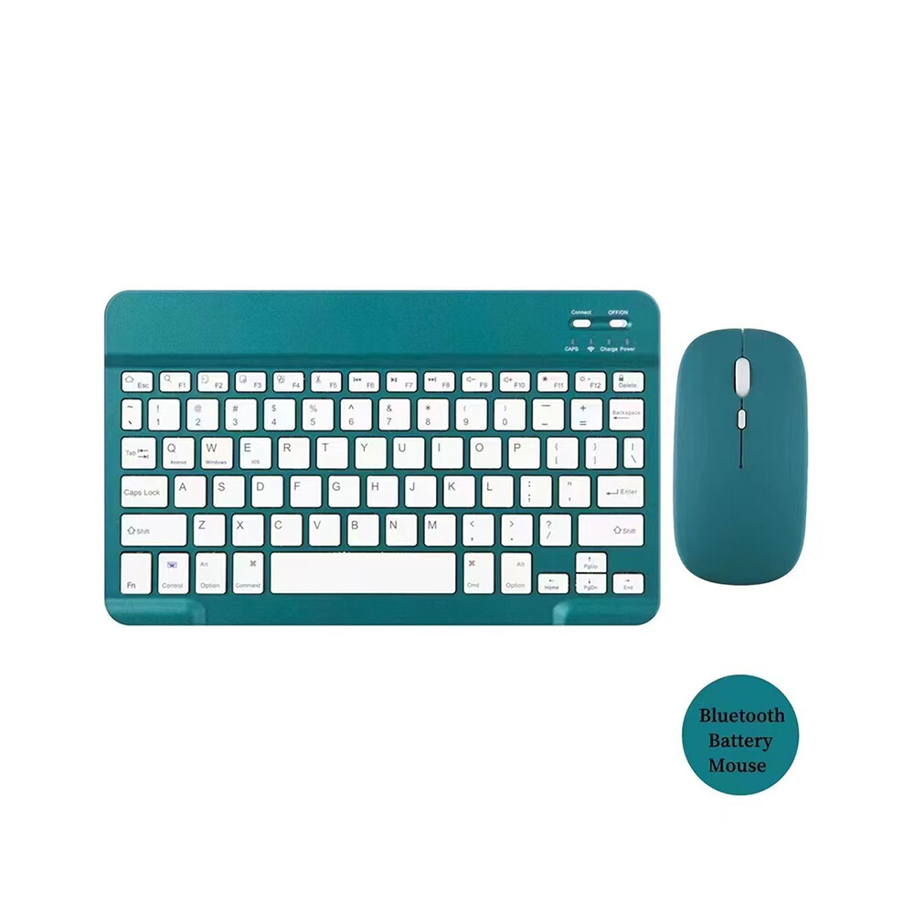 Ultra-Thin Wireless Bluetooth Mouse Keyboard Combo for iOS Windows Android