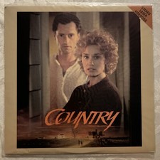 COUNTRY Laserdisc LD VERY GOOD CONDITION VERY RARE JESSICA LANGE STARS 