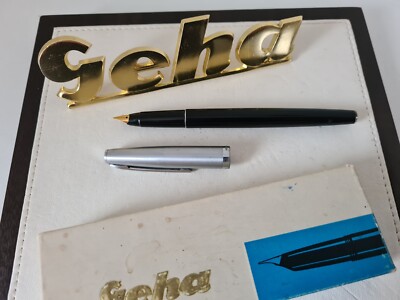 GEHA 715 CP ''M'' fountain pen cartridge filler with new front part in original packaging Vintage