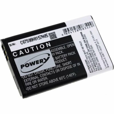 Akku für Vertu Ascent 2010 3,7V 1200mAh/4,4Wh Li-Ion Schwarz