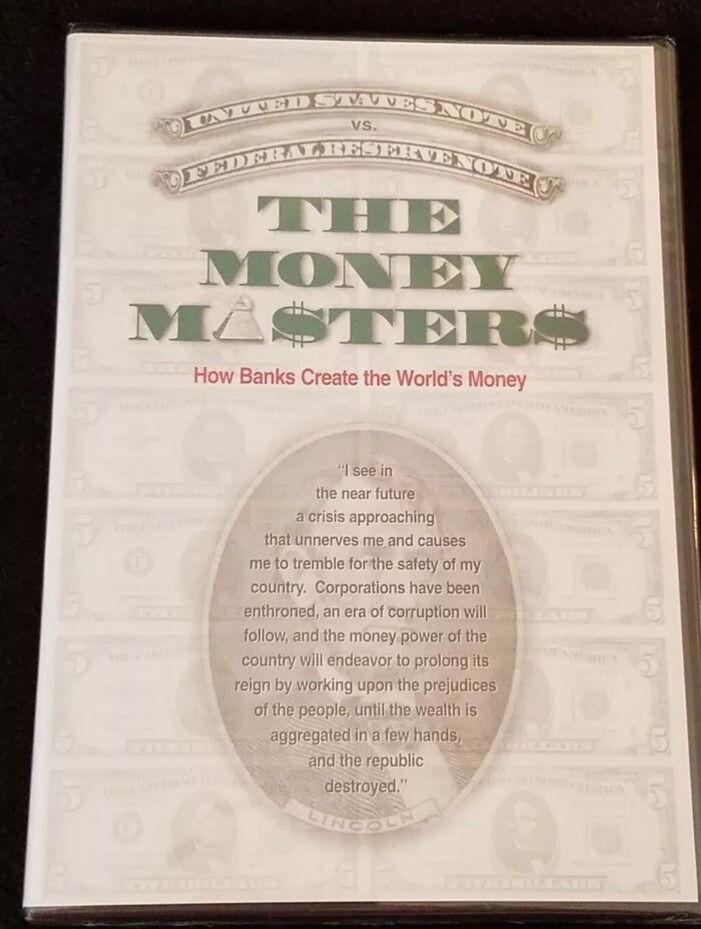 The Money Masters How Banks Create the Worlds Money - 2 Discs Combined in 1 Open