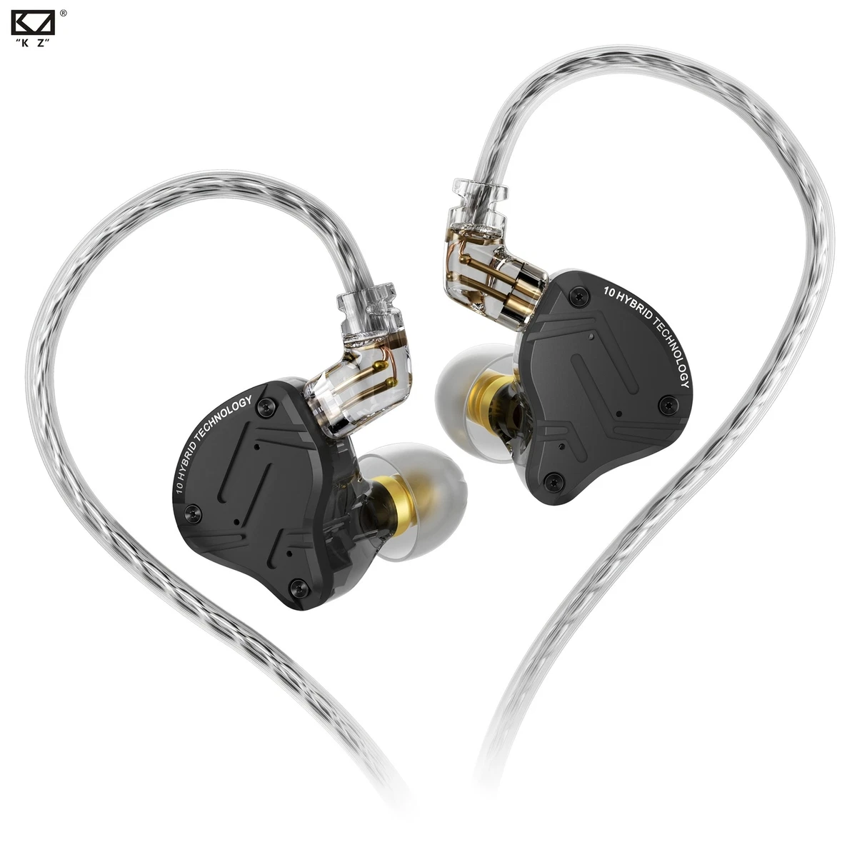 KZ ZS10 PRO X In Ear Monitors Upgrade Version 4BA 1DD 5 Driver IEM