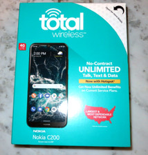 total wireless Nokia C200 4G LTE Prepaid Smartphone - 32GB - Black
