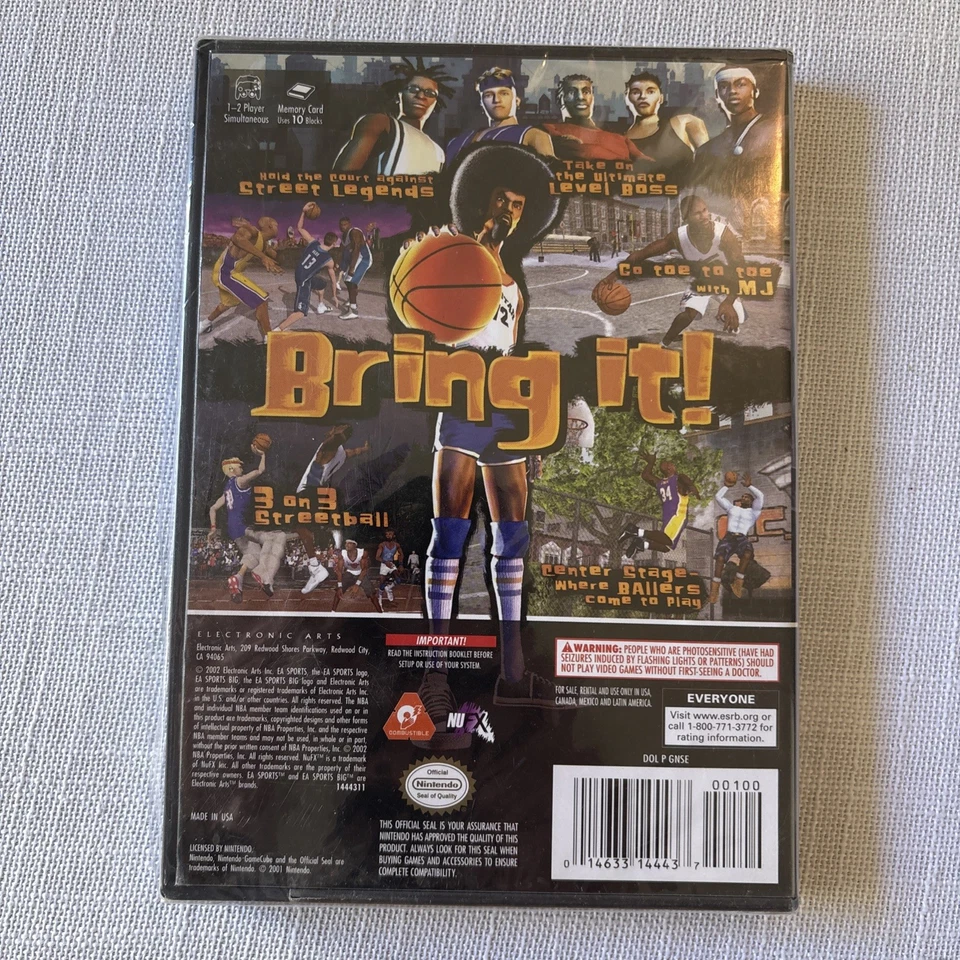 Precintado NBA Street Nintendo GameCube 2002 Etiqueta Negra Nuevo Foto 2 de 4