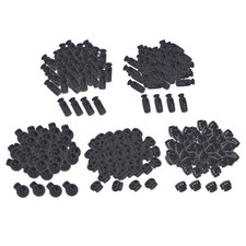 Set of 100, Plastic  End Toggle Spring Stopper Fastener Slider Toggles Ends