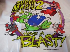 Super Mario Bros. 2 "Have A Blast" Nintendo NES Era 1990 Promo Birthday Balloon