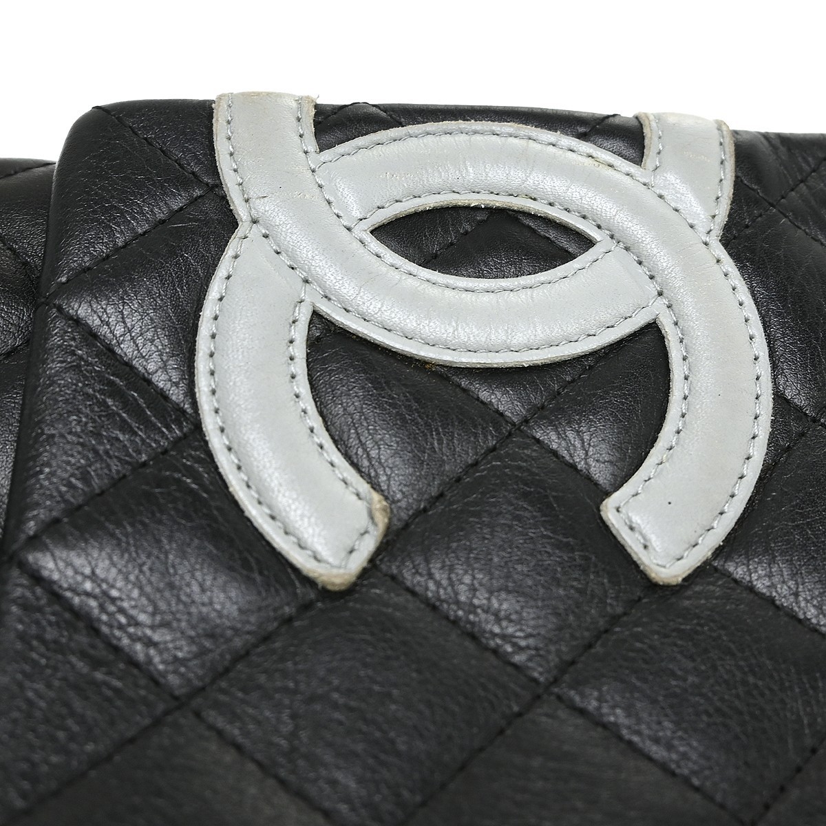 Chanel Cambon Flap Calfskin Black Leather Shoulder Bag — image 8